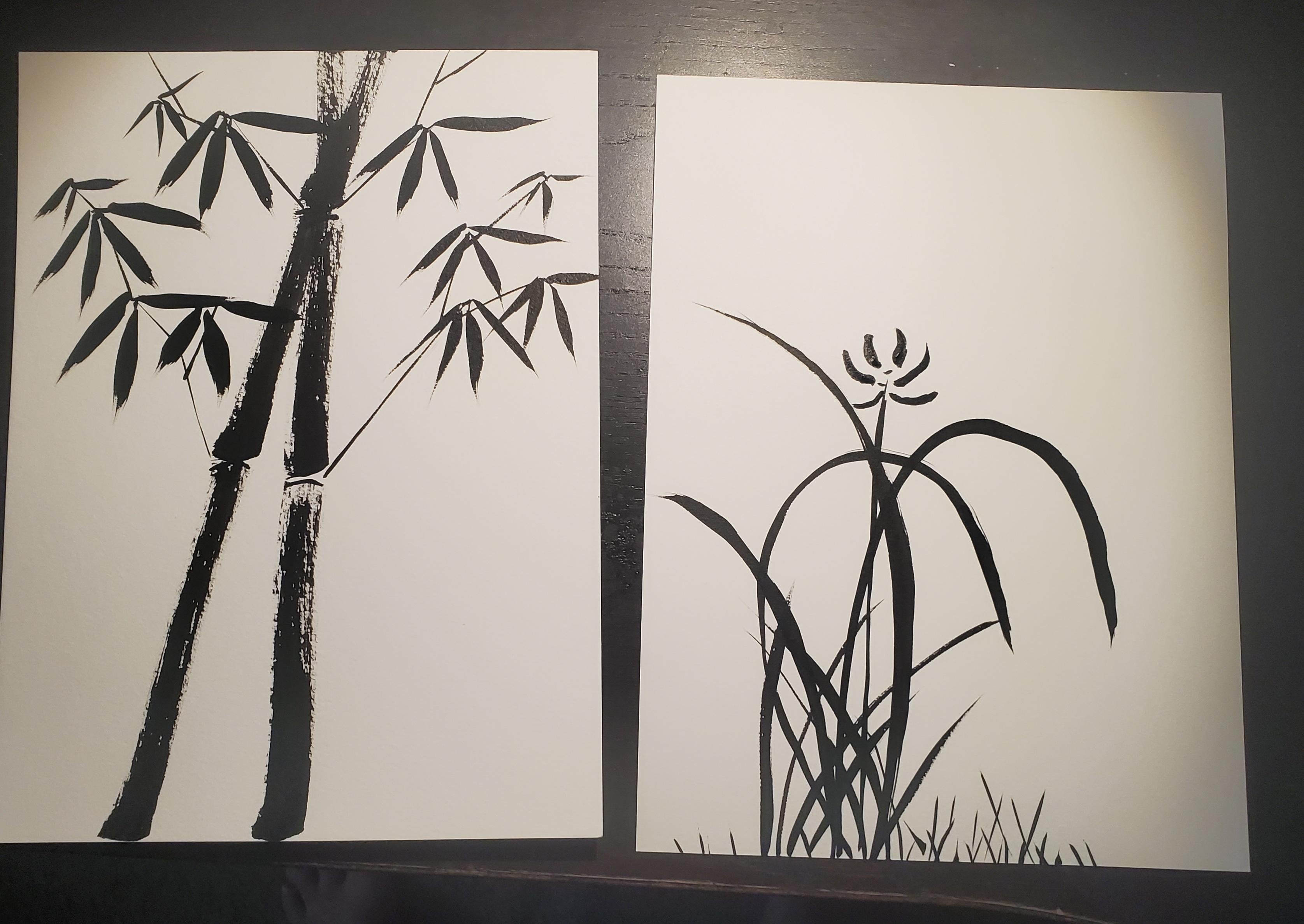 Bamboo and Orchid - student project