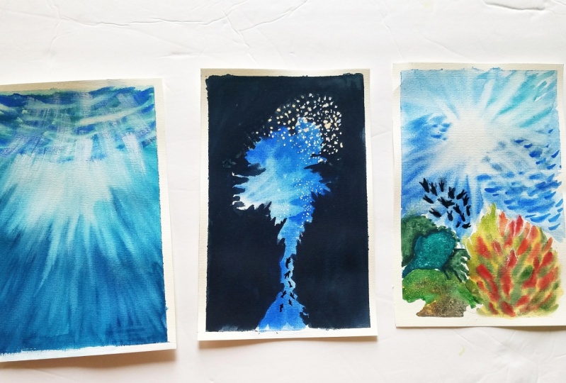 5 Days of Underwater Exploration with Watercolors
