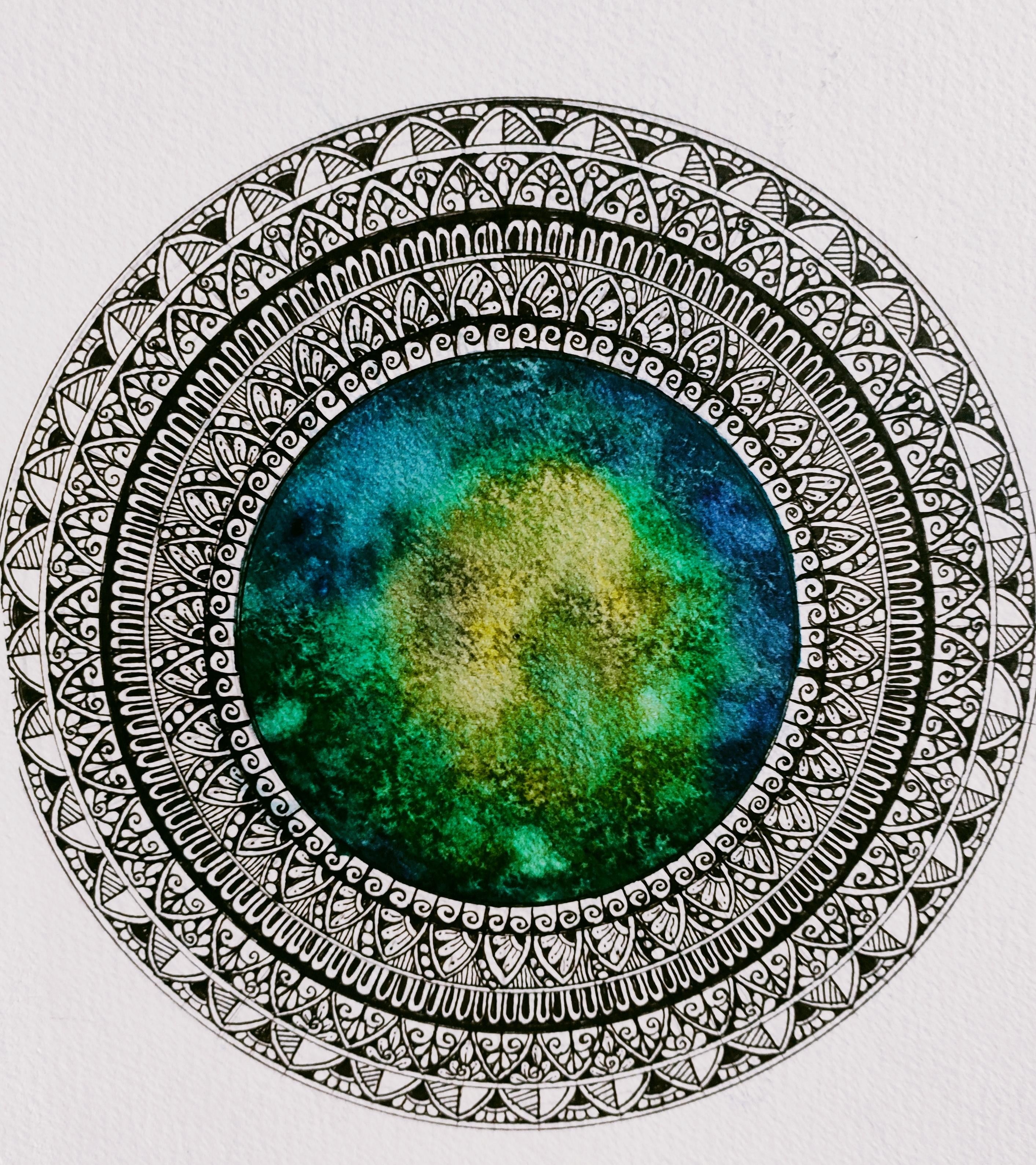 Galaxy Mandala - student project