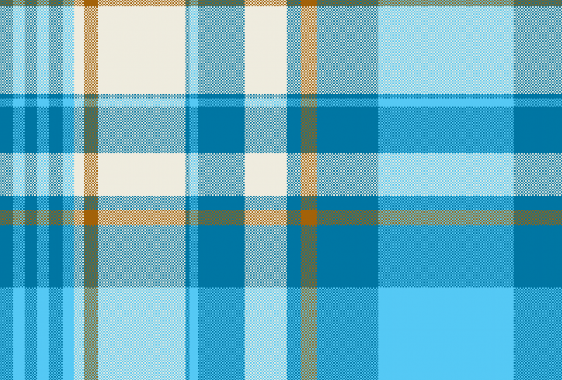 CLYDE'S Blue Bayou Plaid