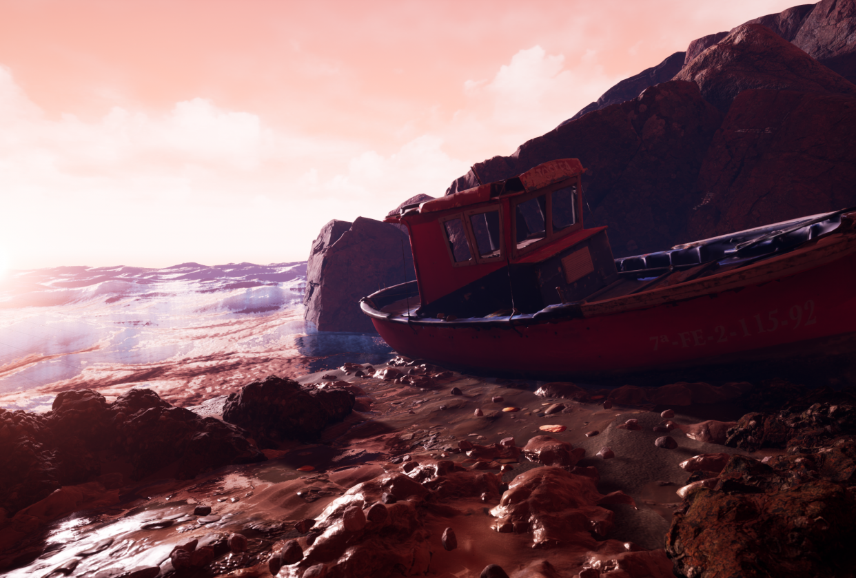 Beach Scene - student project