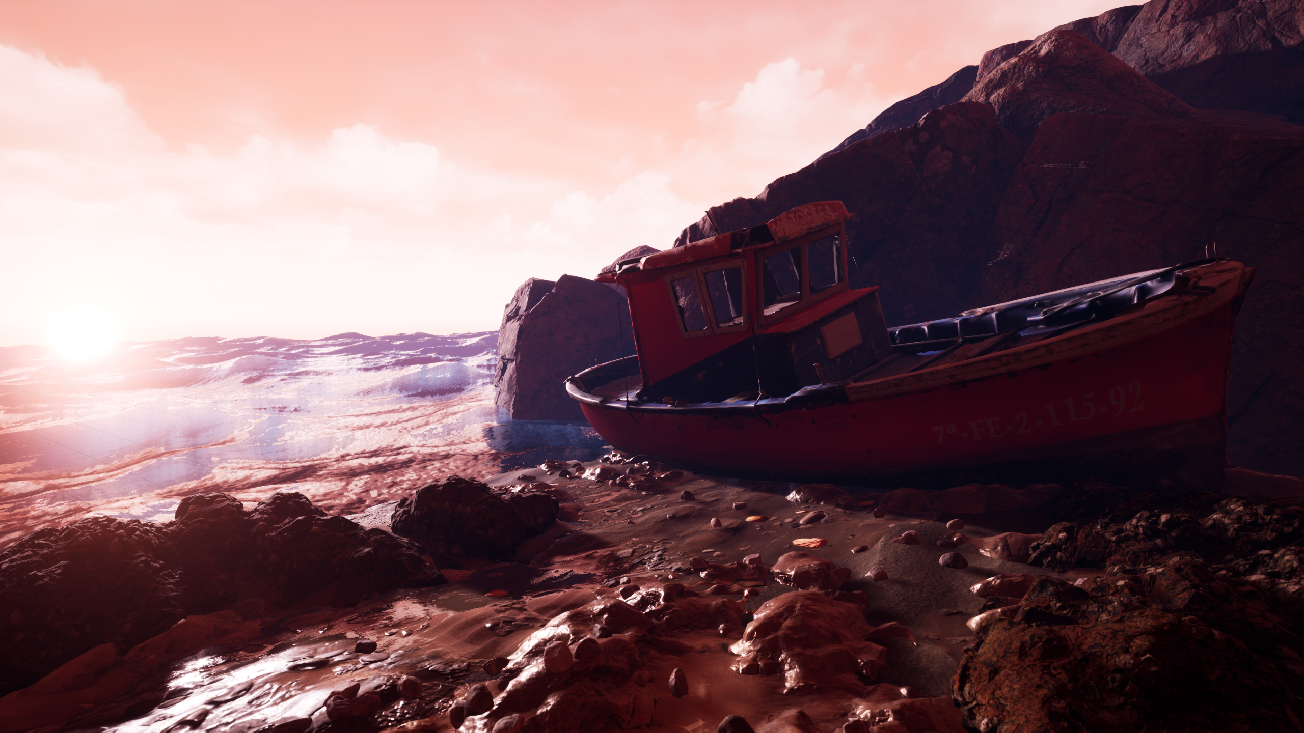Beach Scene - student project