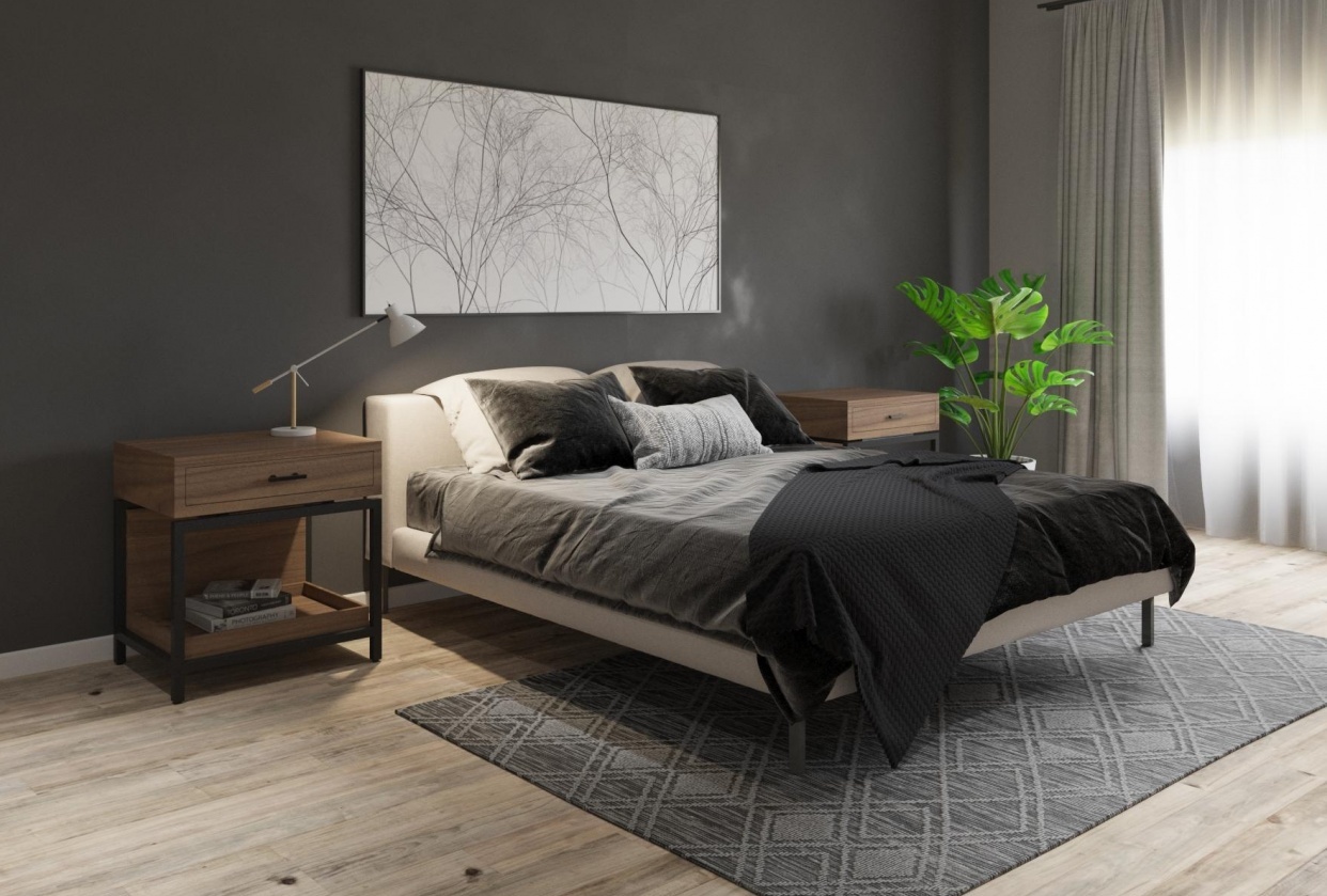 3ds Max Vray Bedroom - student project