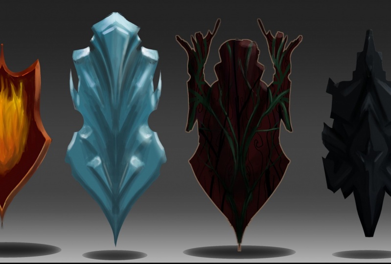 Elemental Sword Sketches