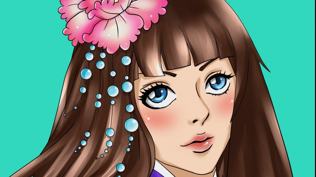 Kimono girl - student project