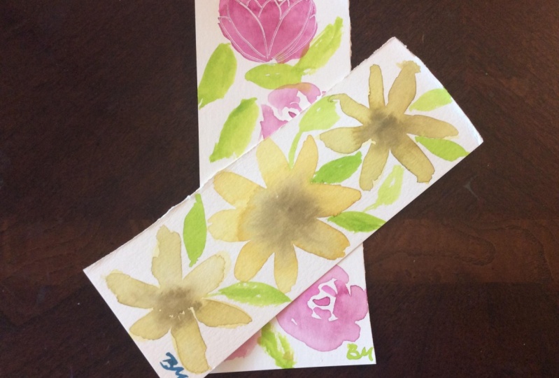 Small flower postcard