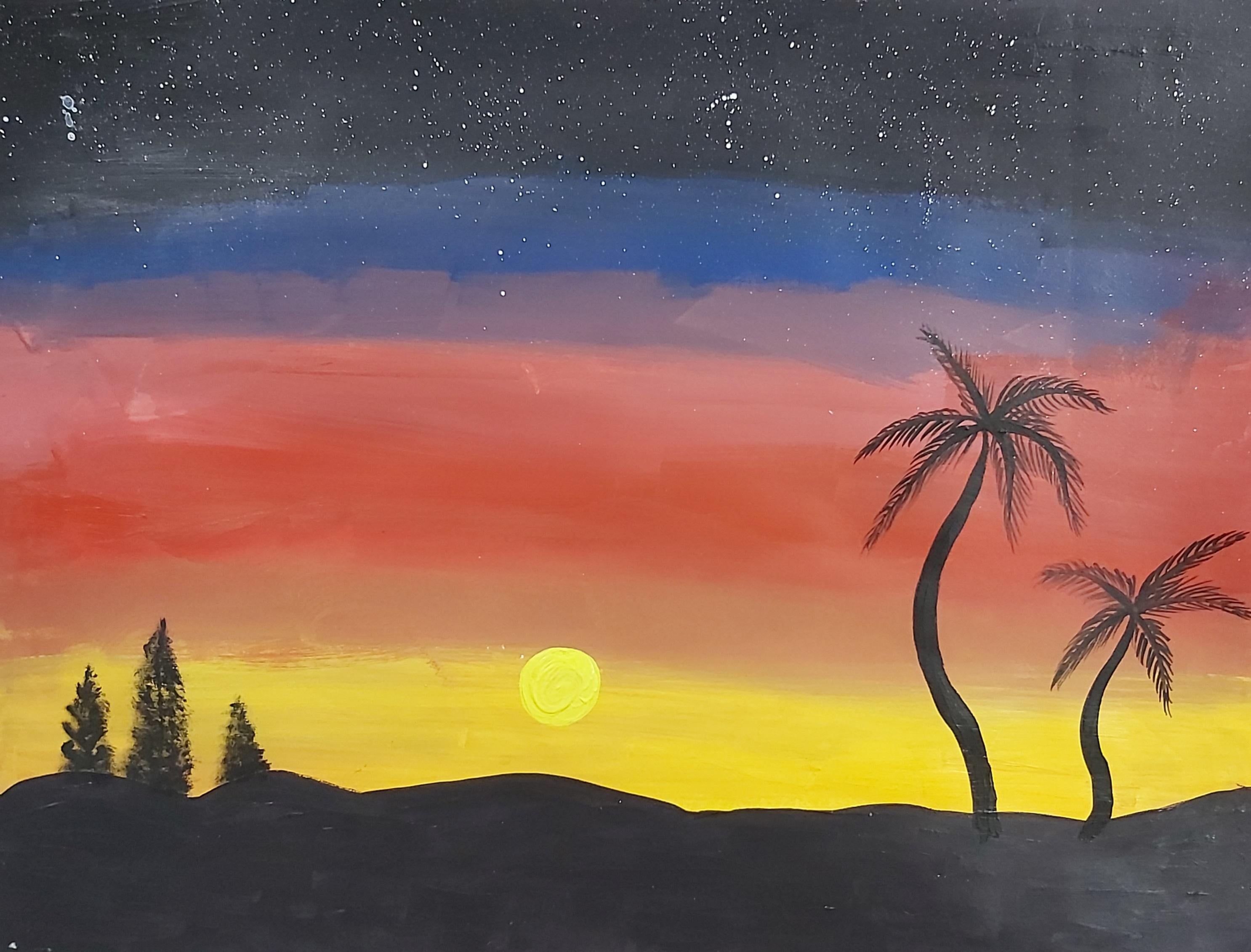 Sunset - student project