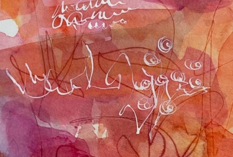 Watercolor scribbles