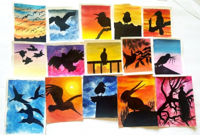 LET's FLY OFF for 15 days in Watercolors