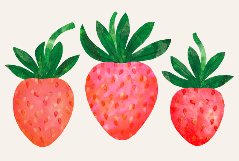 Textured Strawberries (example project)