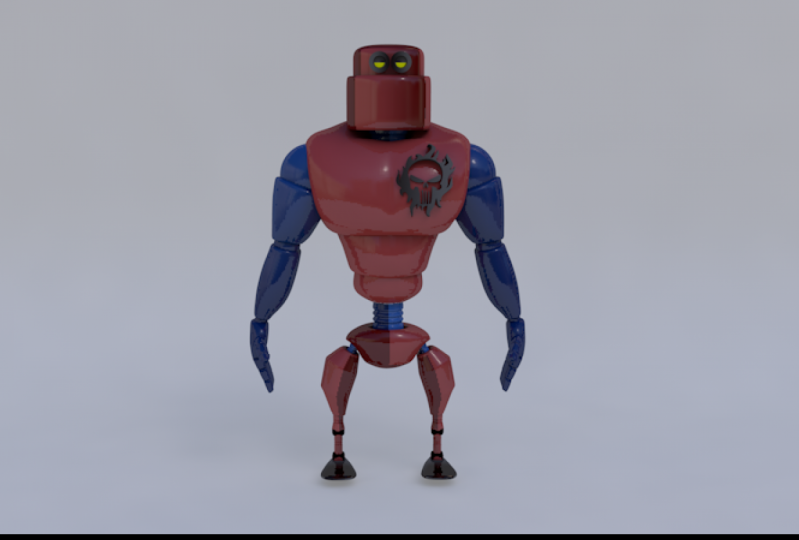 robot character 3d