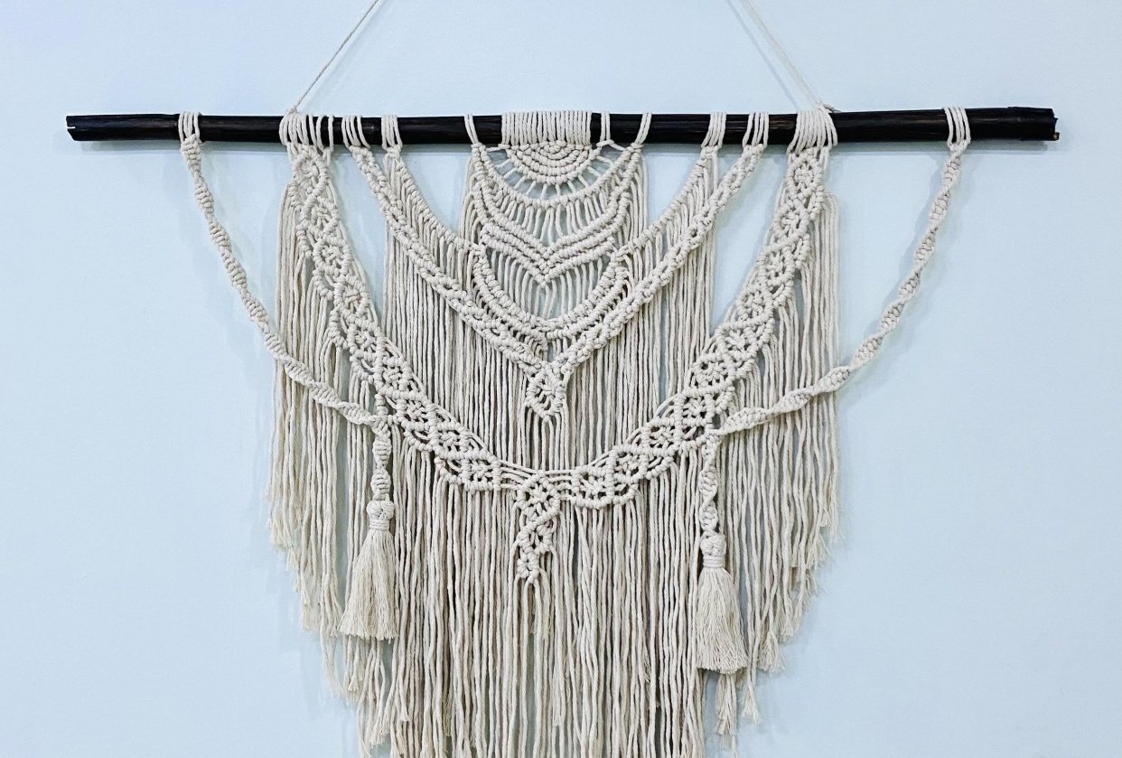 First time doing macrame - student project