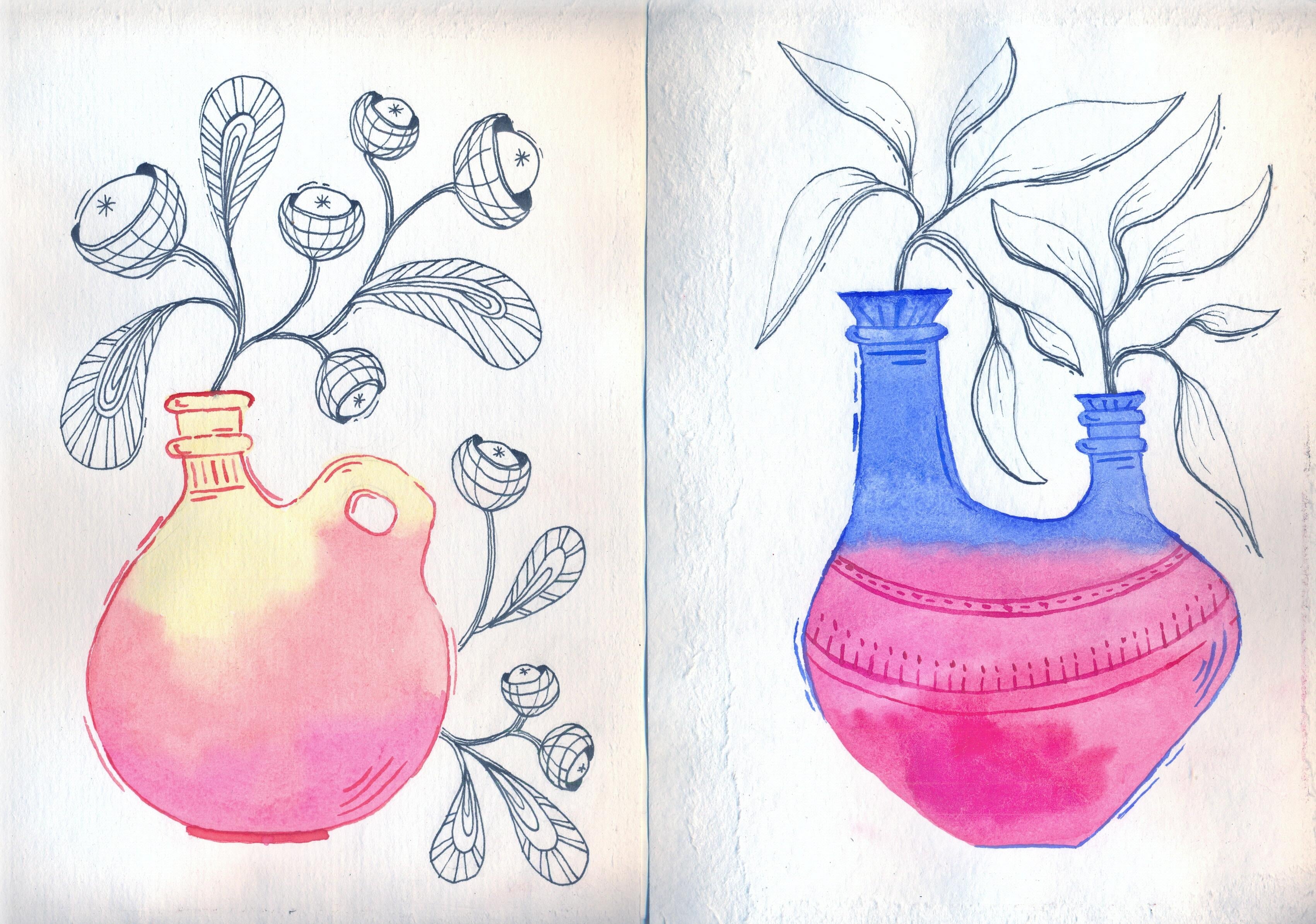 a couple of pots - student project