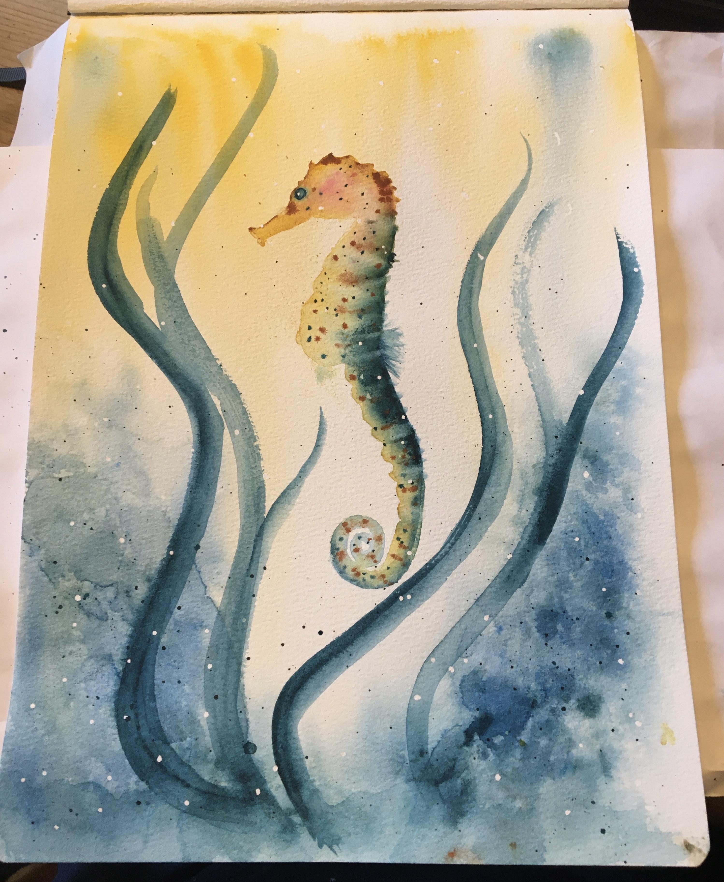 Dot the seahorse - student project