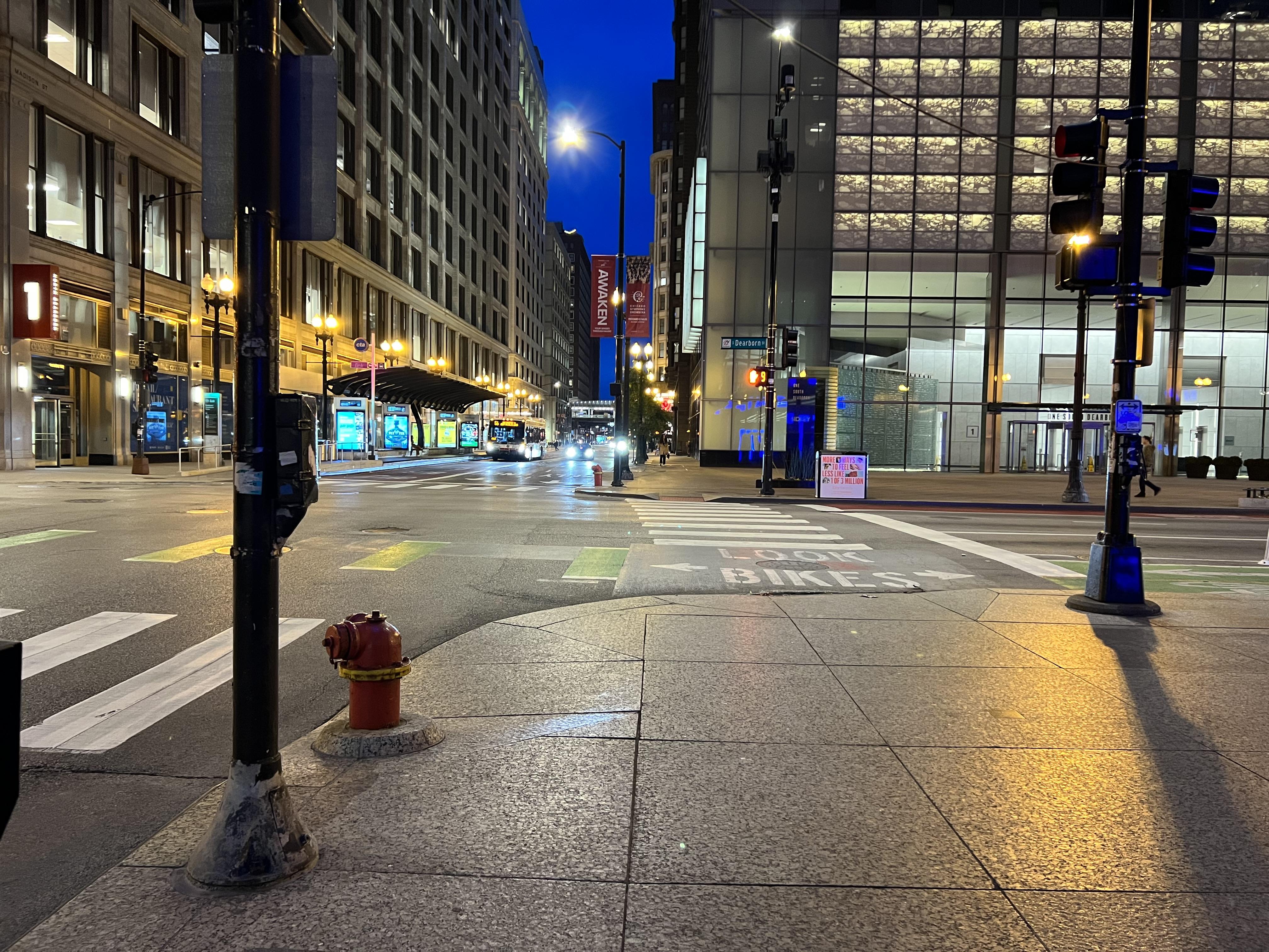 Dearborn st in Chicago - student project