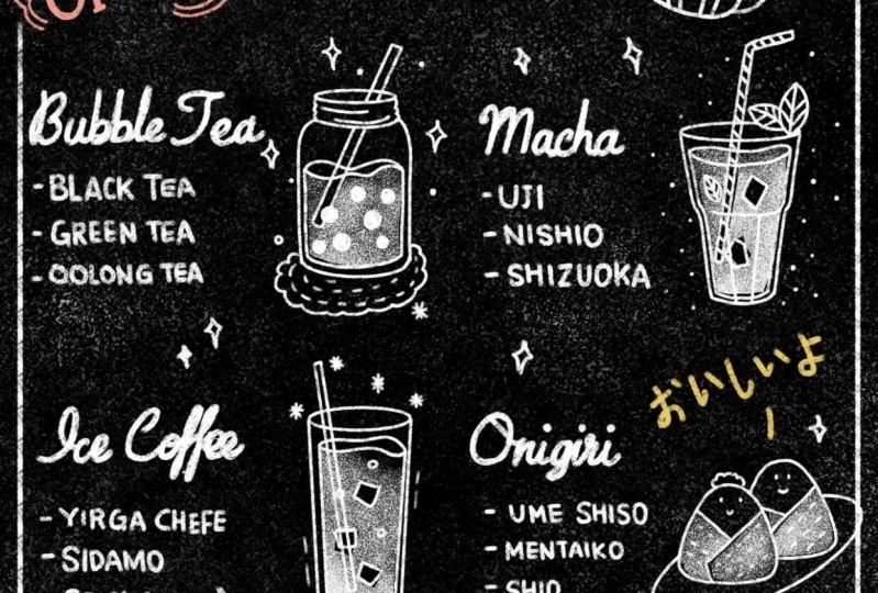 my chalkboard cafeteria menu