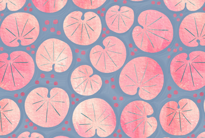 Textured Lily Pads