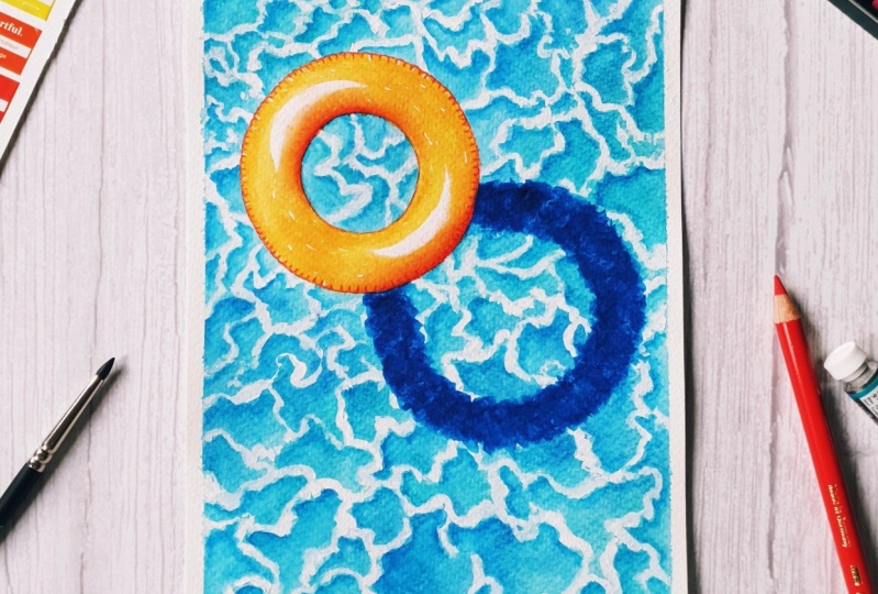 Pool inflatable - A fun and easy class!