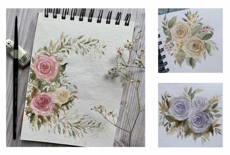 Vintage Tones Roses
