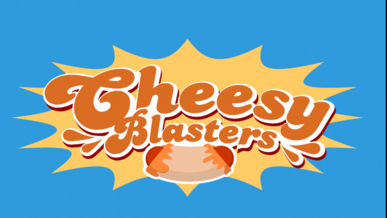 Cheesy Blasters Kinetic Type Animation