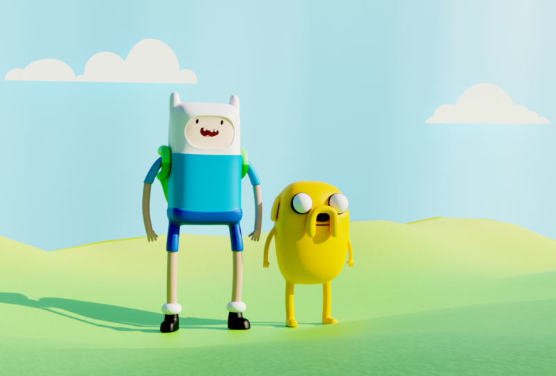 Jake a finn adventure time