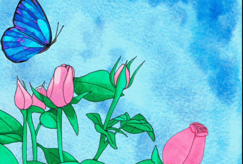 Class Project for animate watercolors in Procreate class