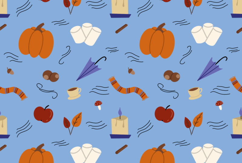 Seamless autumn