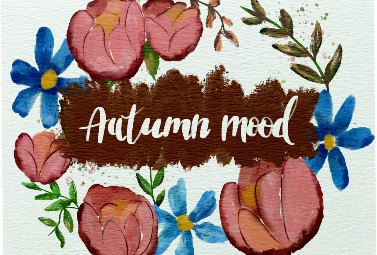 Autumn watercolour - student project