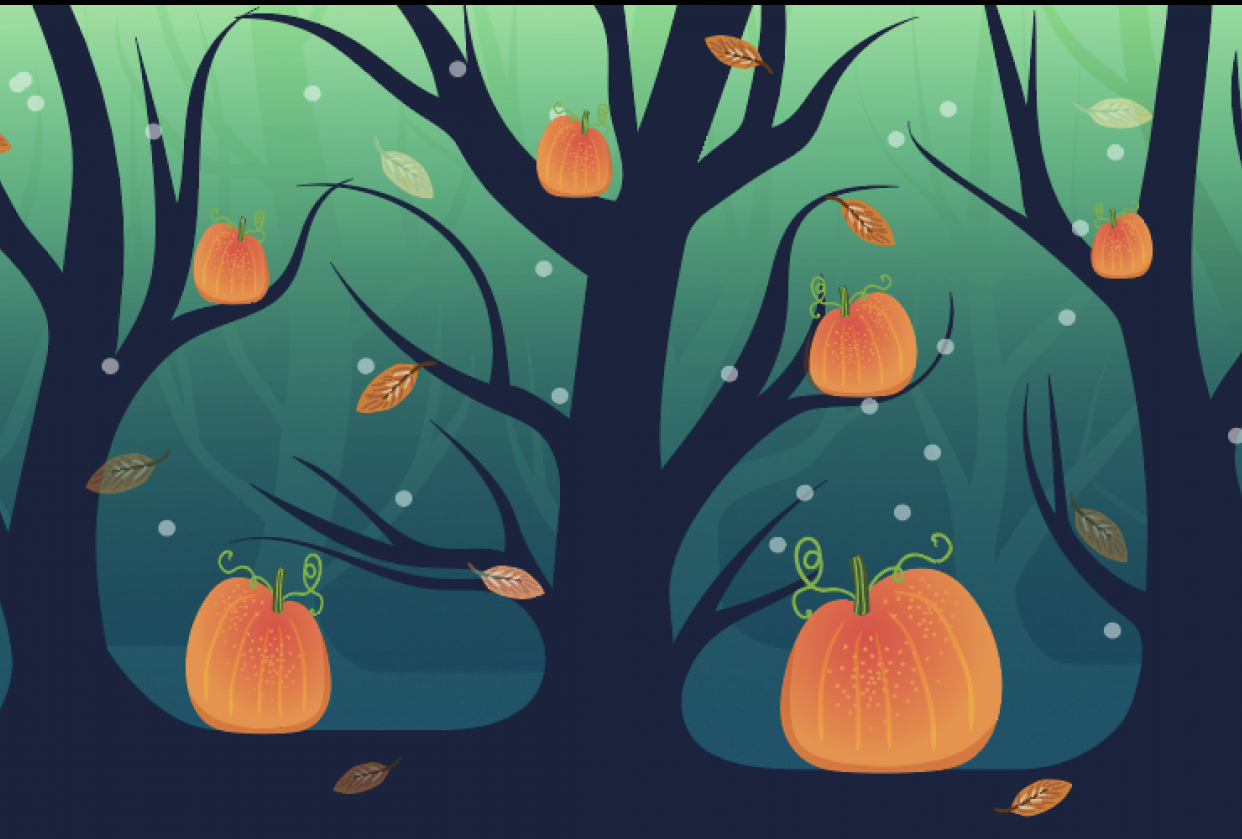 Halloween Forest - student project