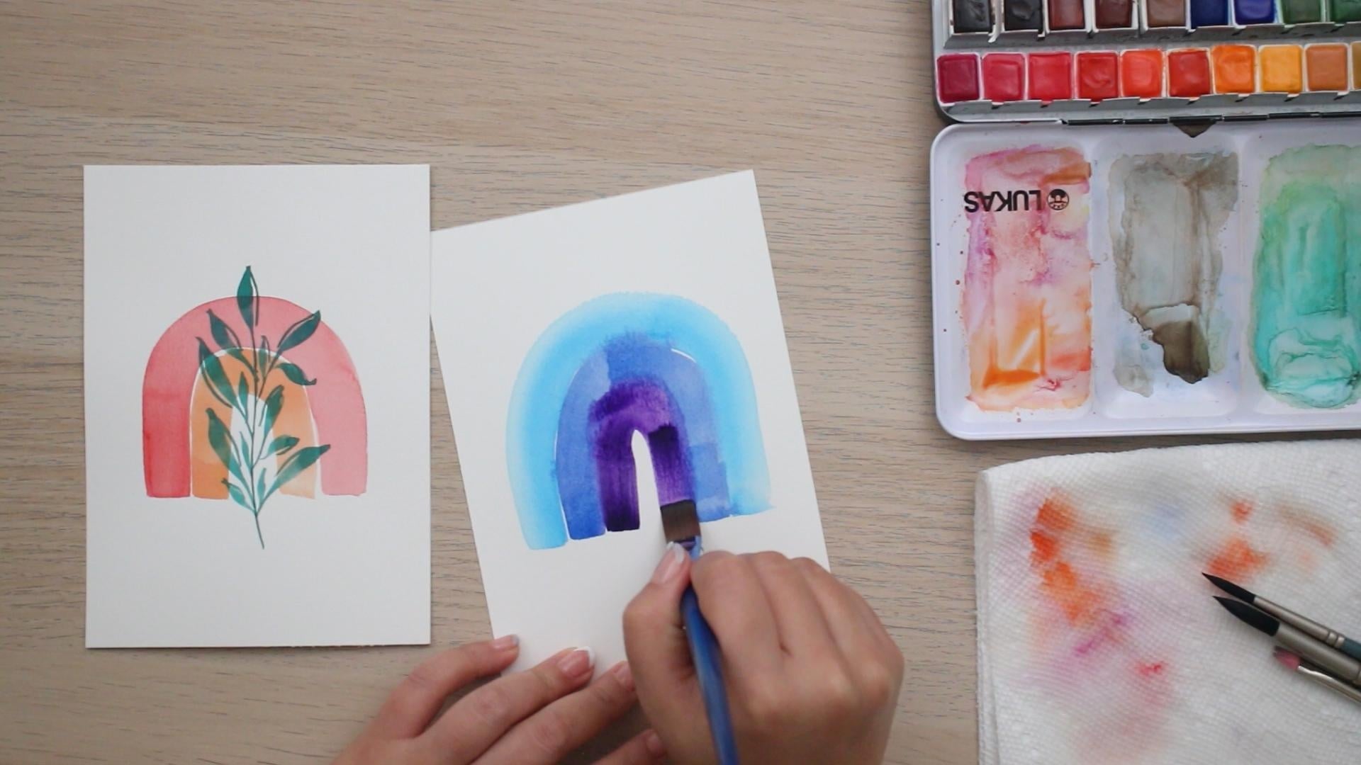 Daily Mindfulness Practice: 10 Days of Creativity & Watercolor