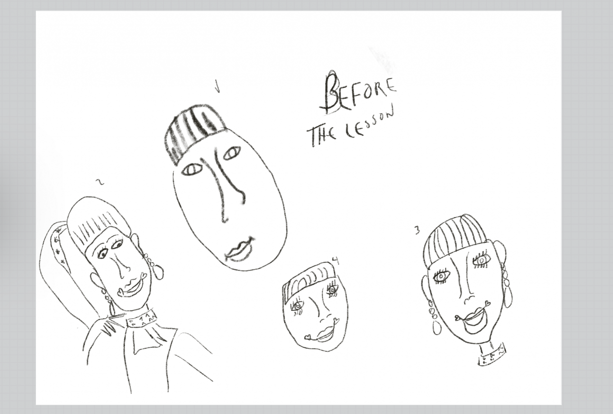 trying line art - student project