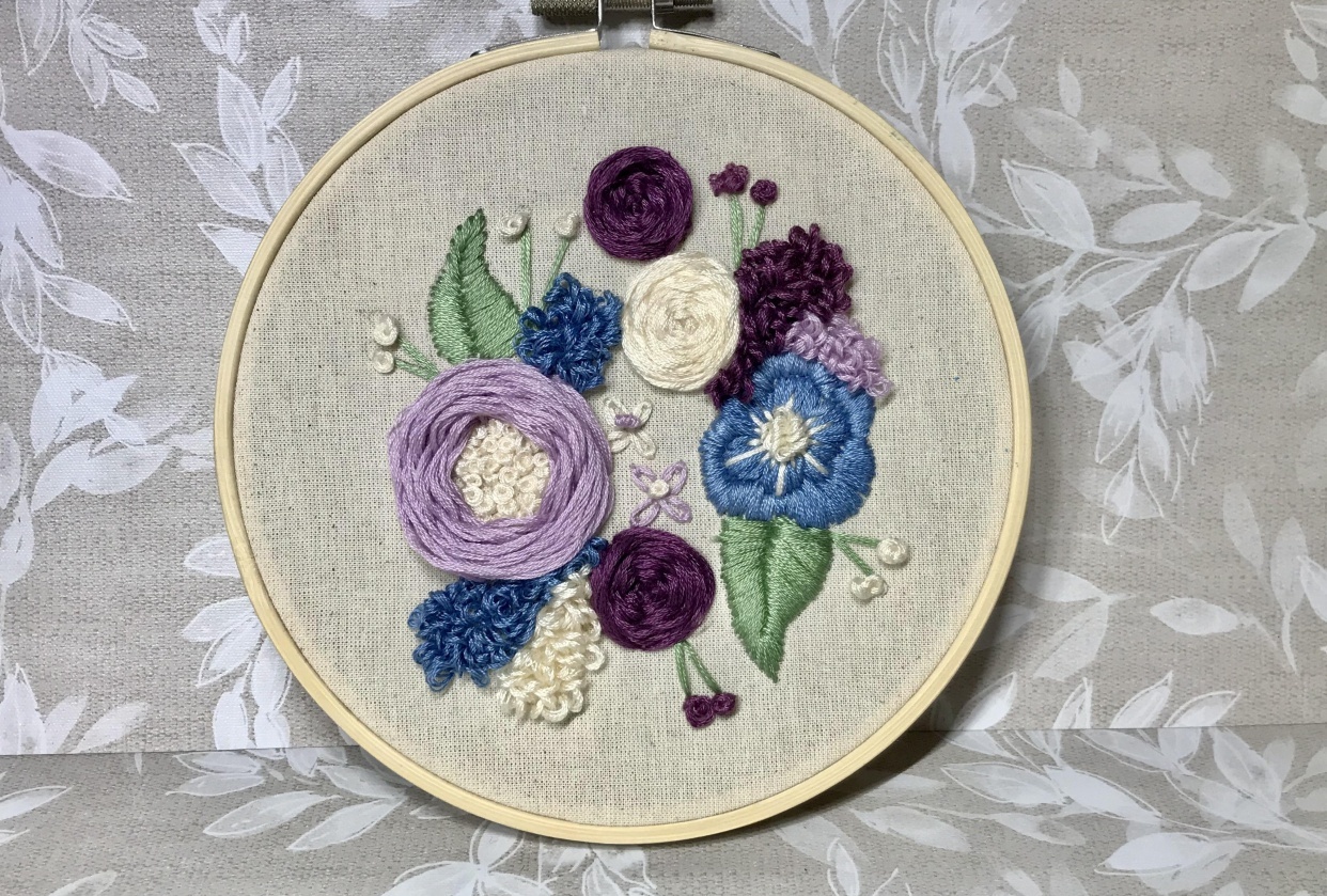 Floral Hoop - student project