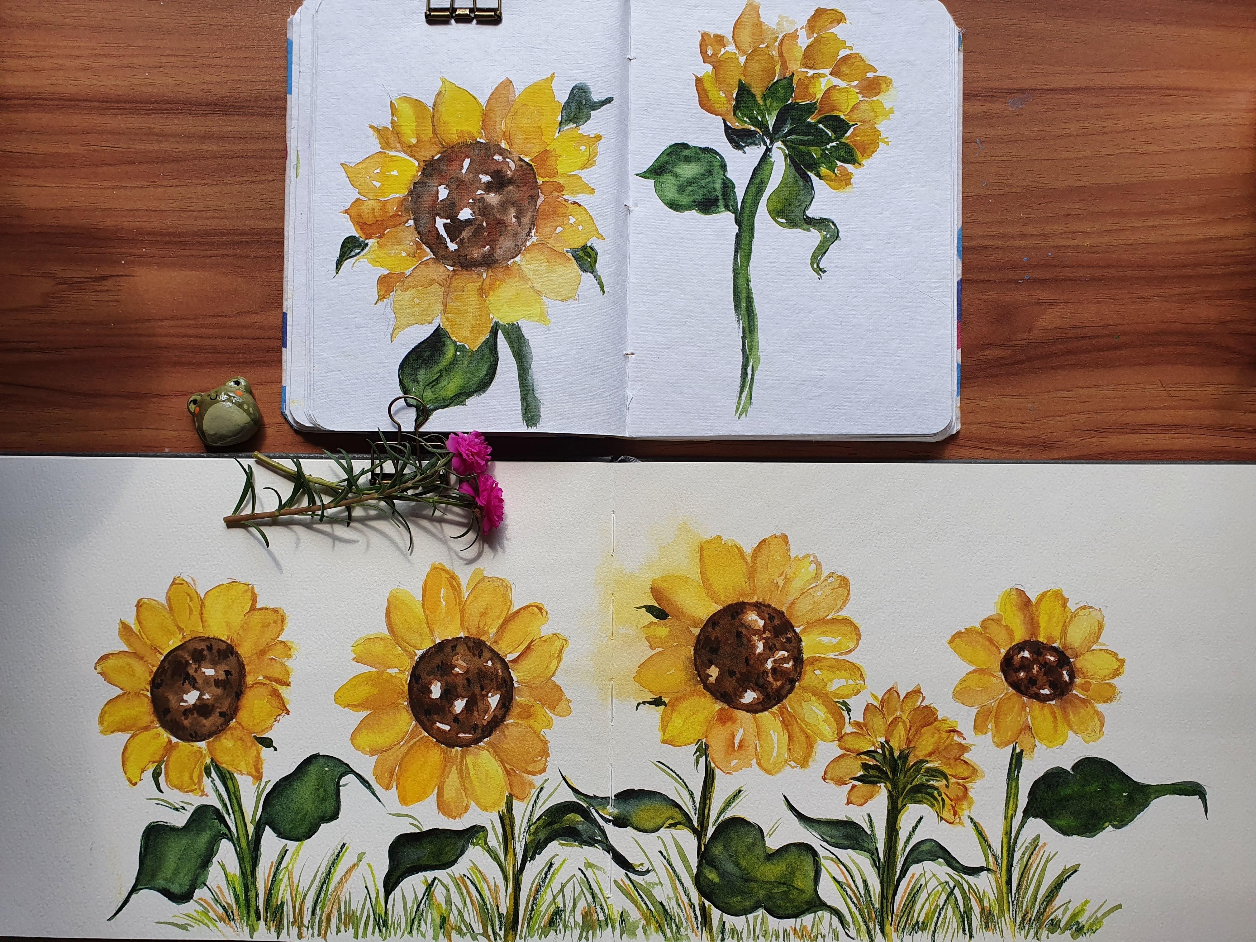 Sunflowers - student project