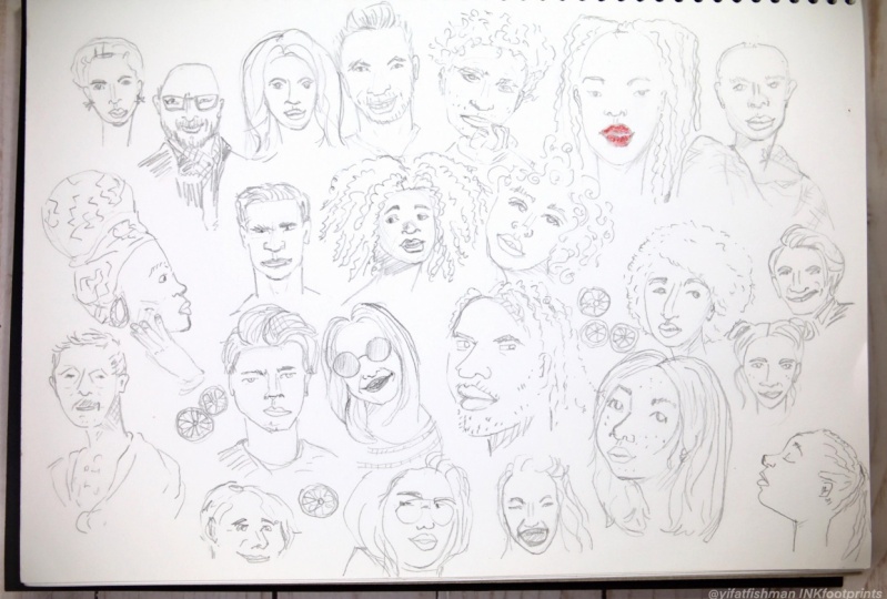 100 Faces project