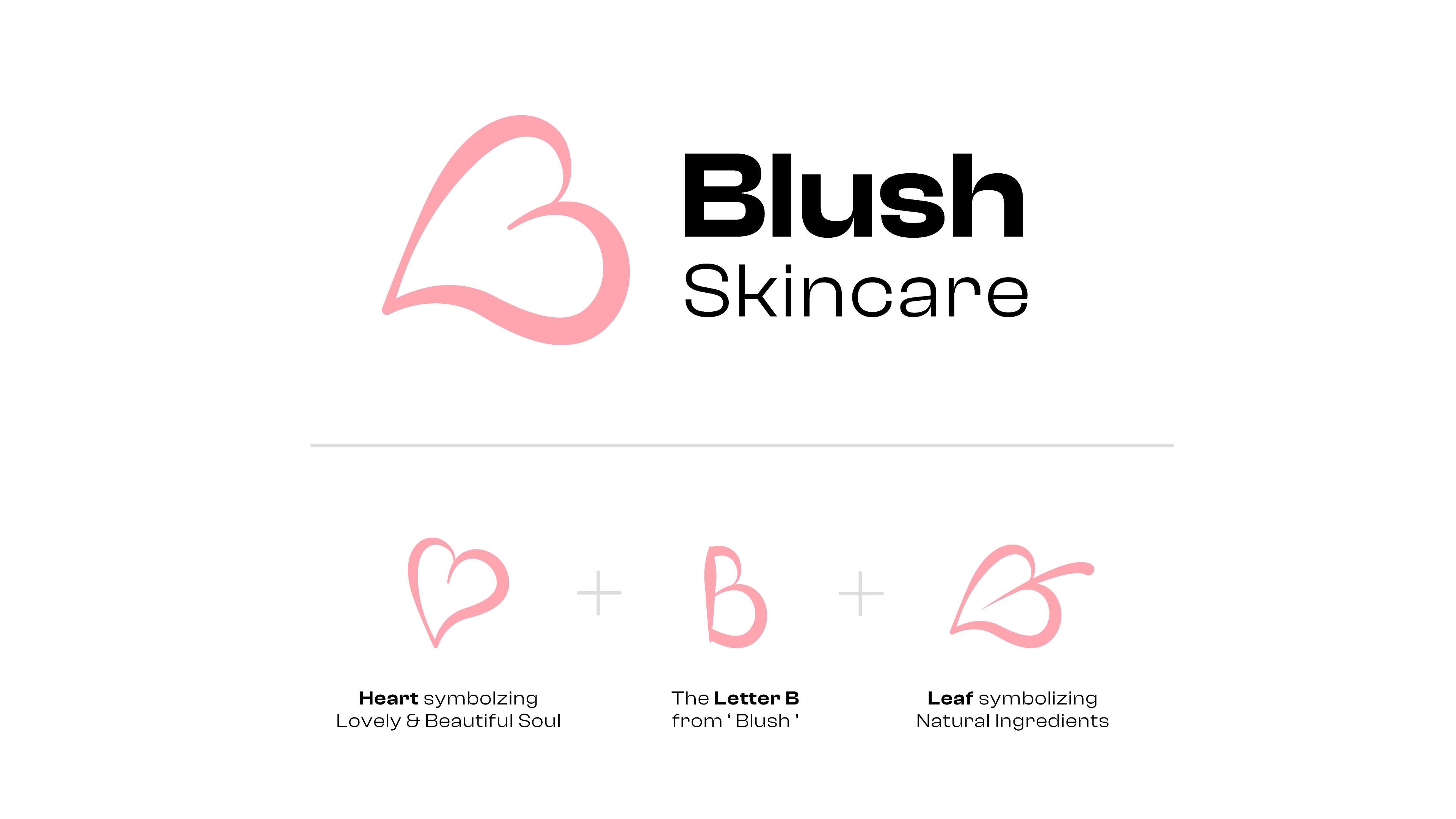 Blush Skincare Logo Design - student project