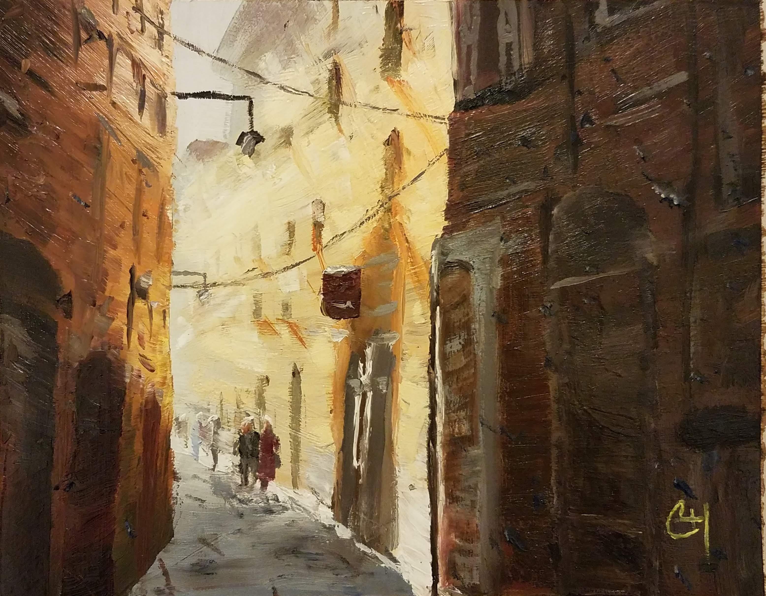 Italian Street Scene - student project