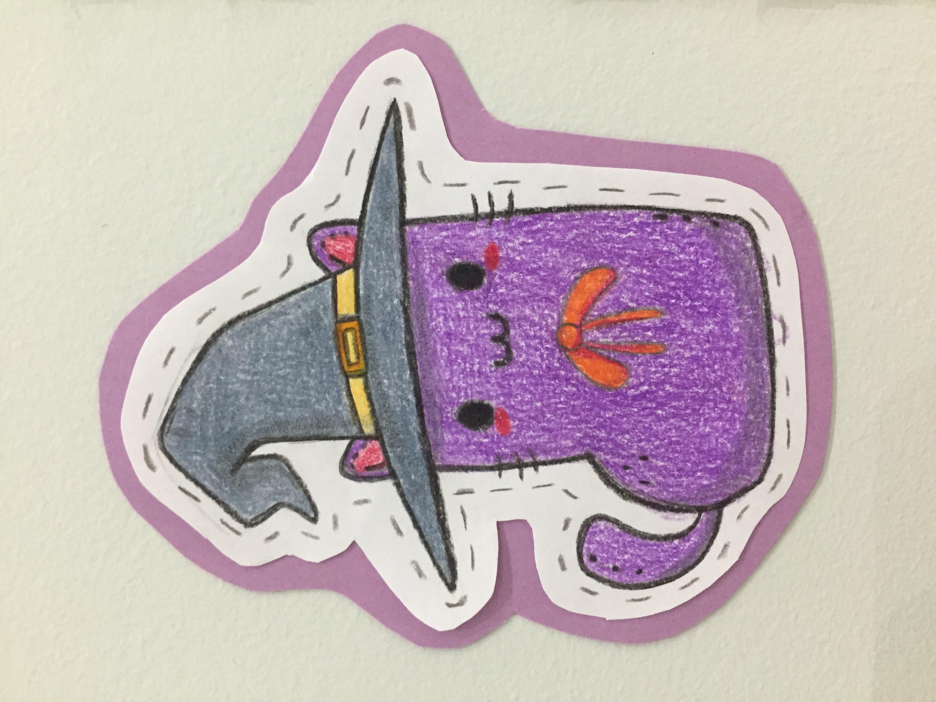 halloween kitty - student project