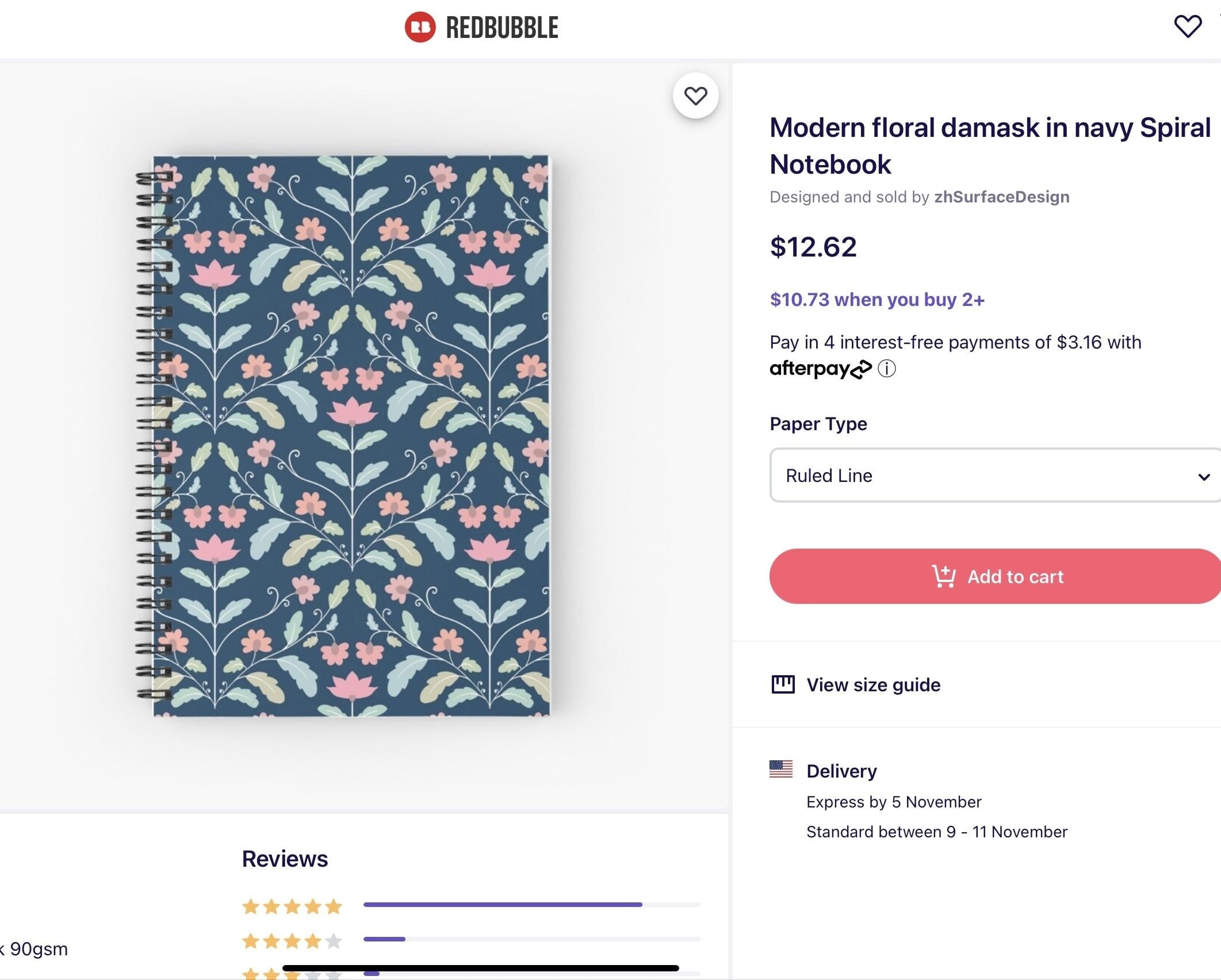 Redbubble - student project