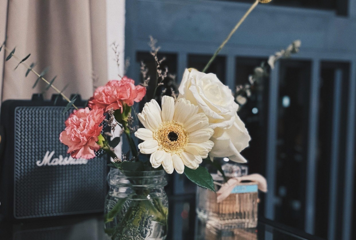 Night jar by bed - student project
