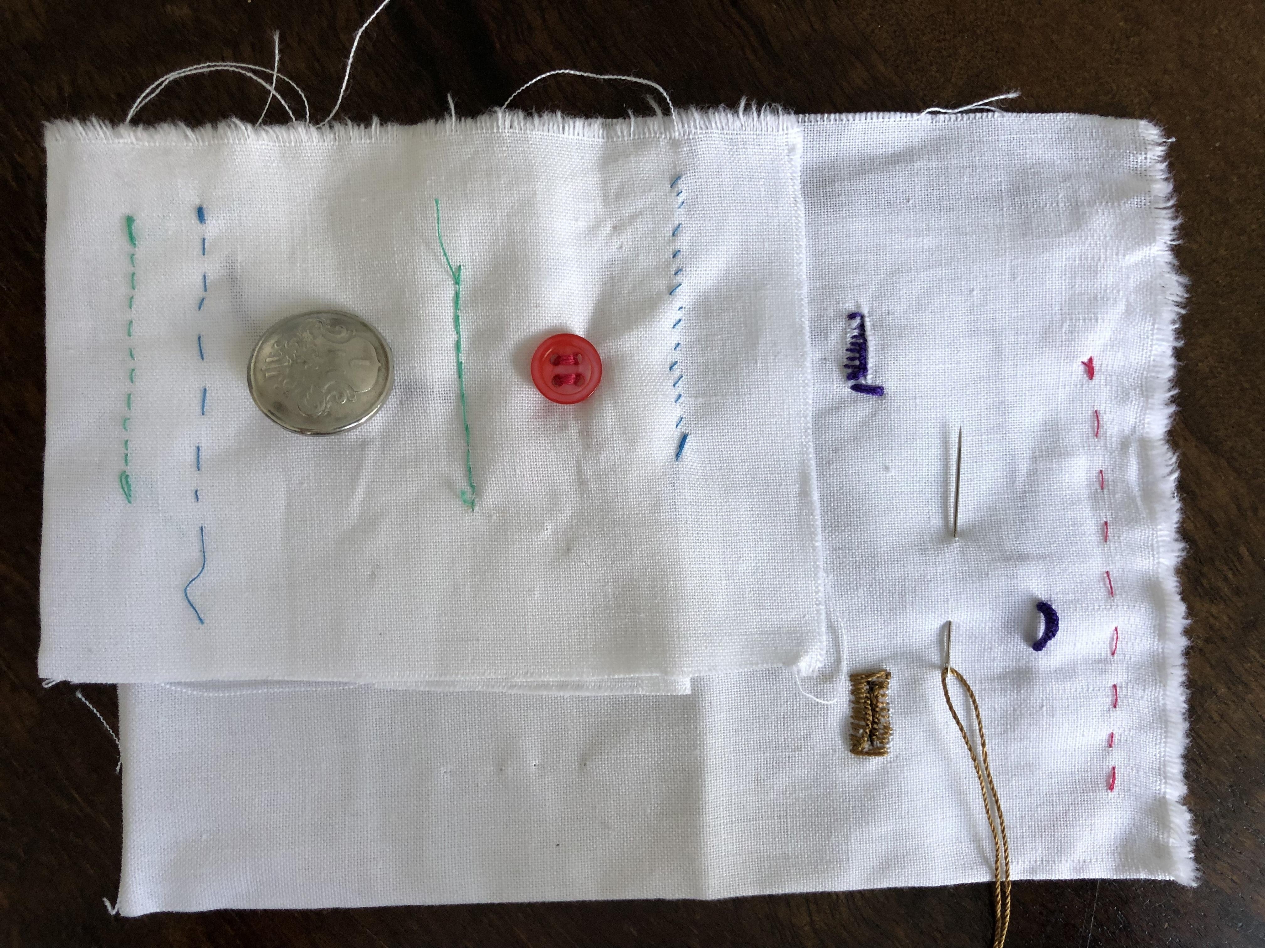 First time sewing - student project