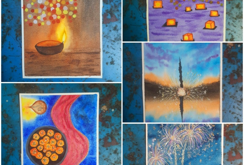 Celebrations & Festivities - A 5 Day's Class with Watercolors
