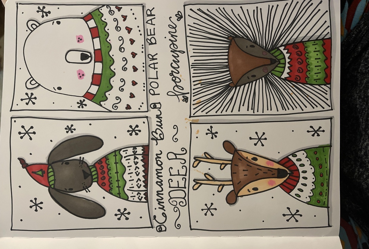 Sketchbook Animals - student project