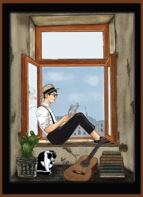 Reading and relaxing