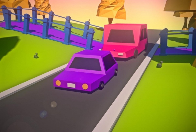 Car scene
