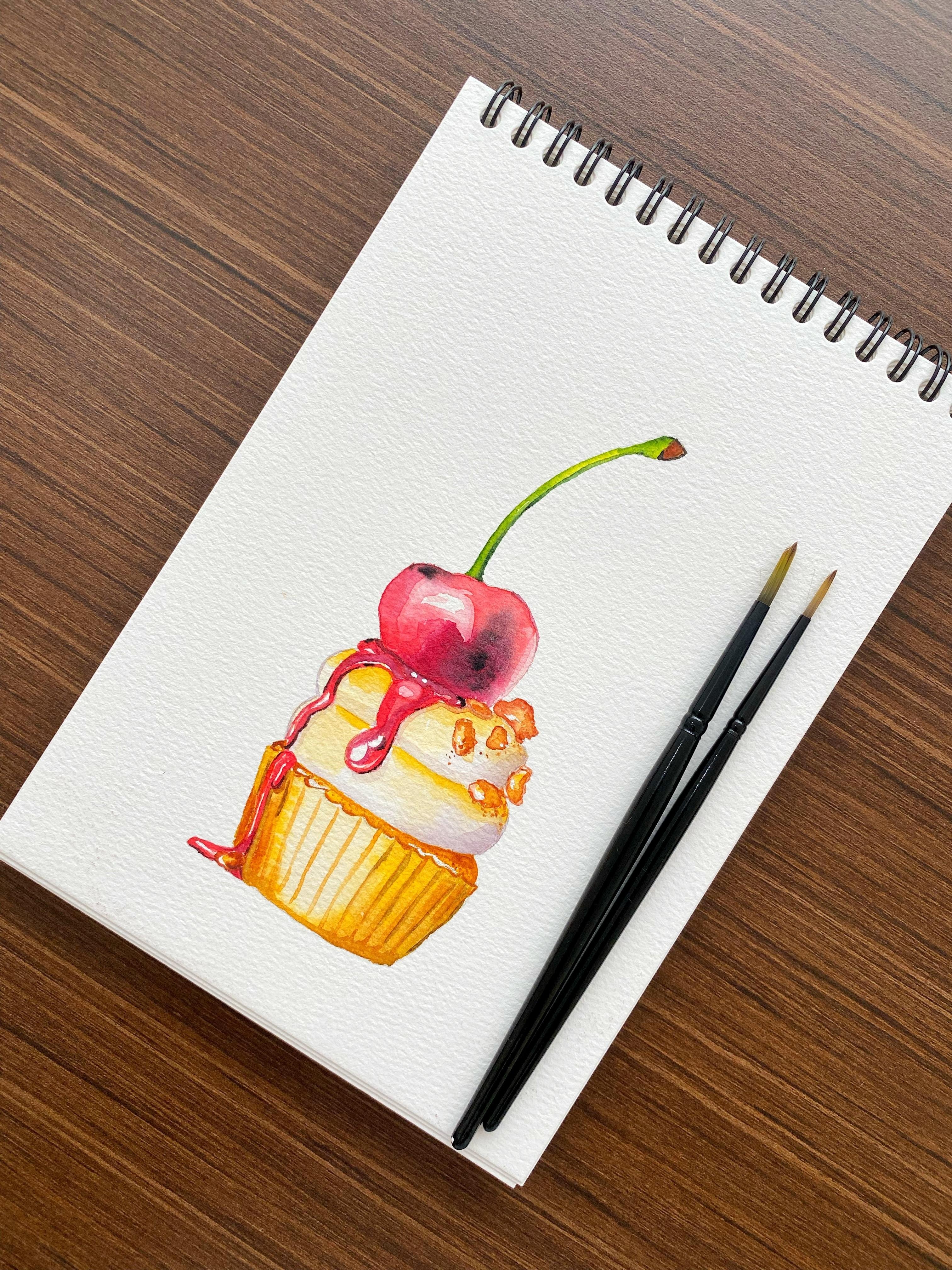 Cherry cupcake - student project