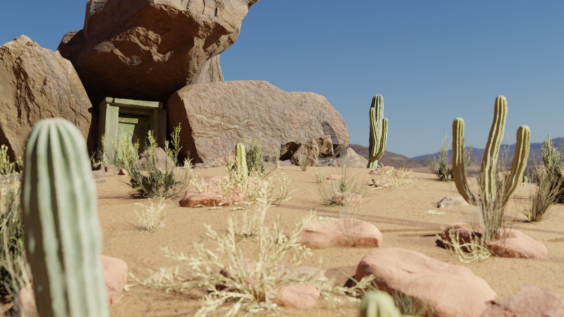 Hidden in the Desert - student project