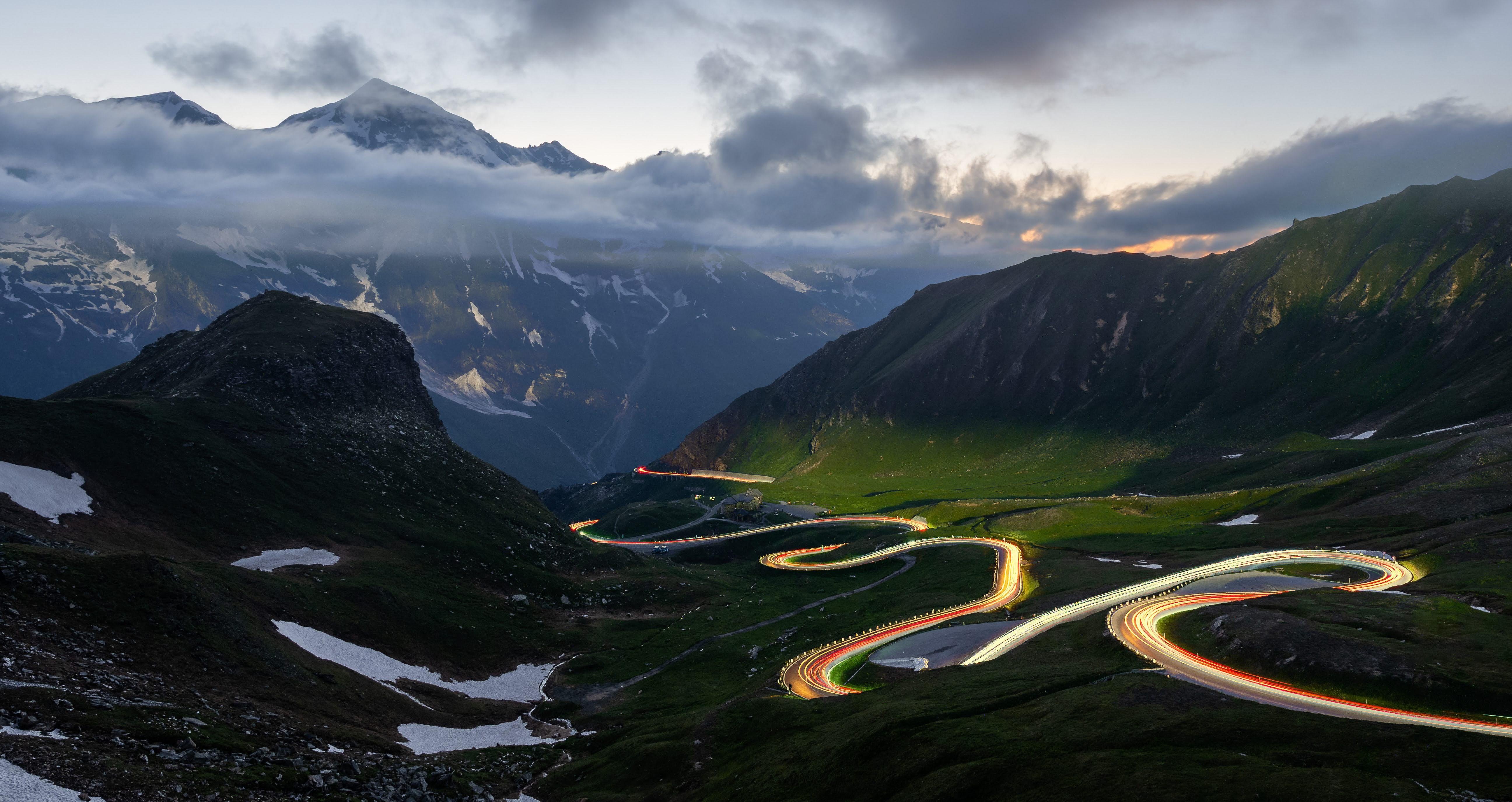 Long Exposure Landscape photo in Austrian Alps - student project