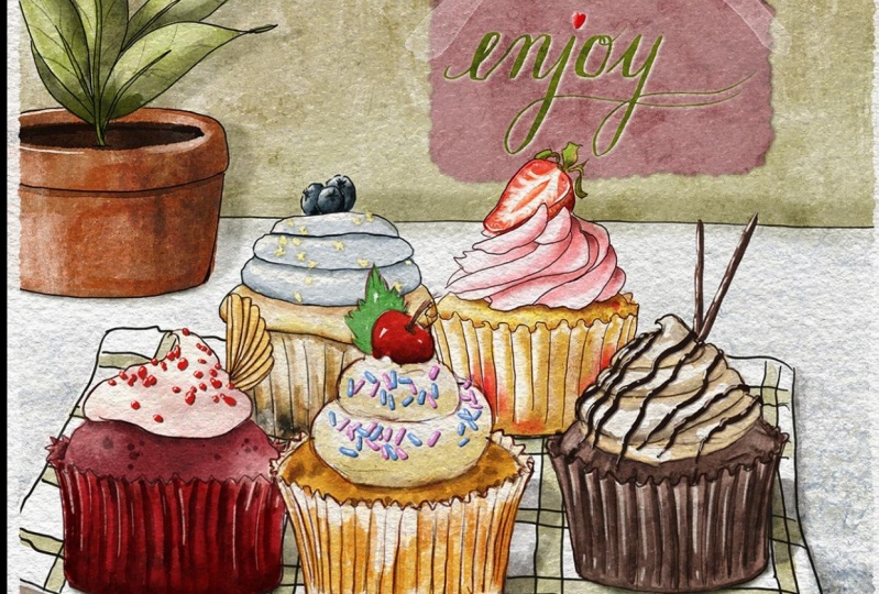 Digital cupcakes