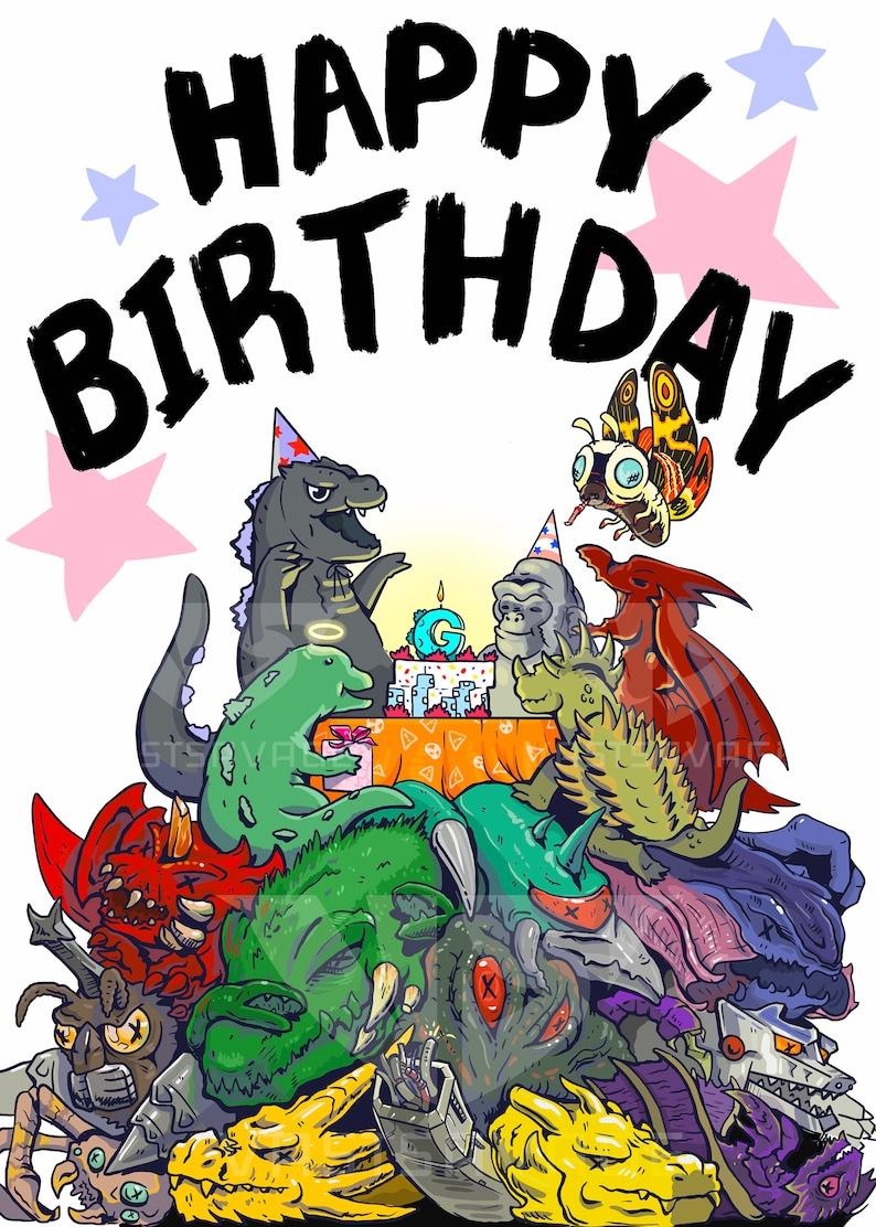 monster and horror icon birthday countdown - student project
