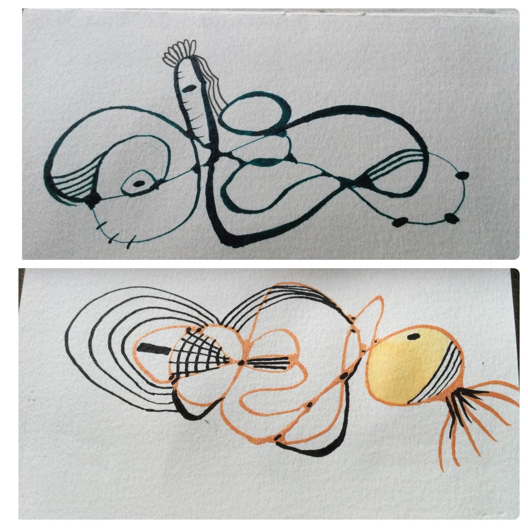 Neurographic Art - student project